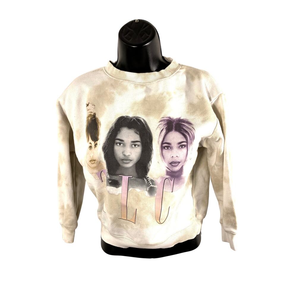 TLC 2023 Graphic Sweatshirt Tie Dye Girls Size 8